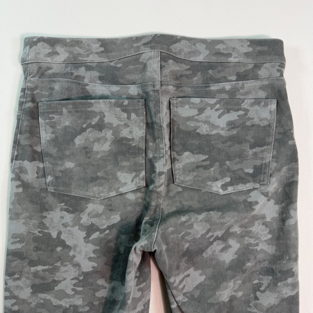Spanx Womens Gray Camo Jean-ish Ankle Leggings High Waist Pull On 20018R Large - Picture 6 of 15